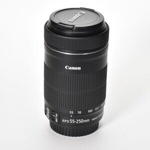 Canon EF-S 55-250mm f/4-5.6 IS STM Zoom Lens MINT